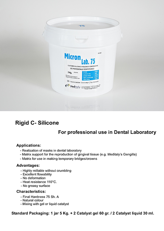 meditaly micron lab 75 siliconi laboratorio